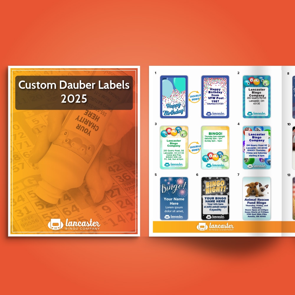 Click here to see the Custom Imprint Dauber Labels Catalog